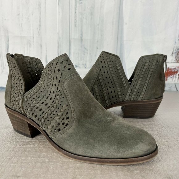 Vince Camuto Gray Ankle Boots - Picture 1 of 8